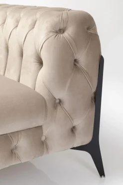 KARE Sessel Bellissima Velvet Taupe 120cm Sale