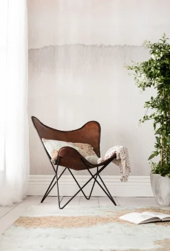 KARE Sessel Butterfly Brown Econo Outlet