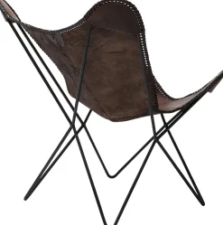 KARE Sessel Butterfly Brown Econo Outlet
