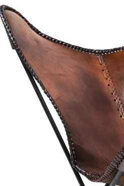 KARE Sessel Butterfly Brown Econo Outlet