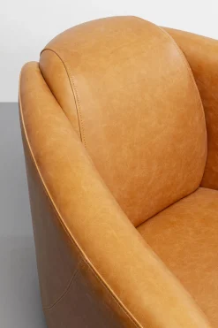 KARE Sessel Cigar Lounge Smart Leder Hellbraun Hot