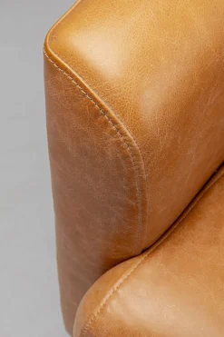 KARE Sessel Cigar Lounge Smart Leder Hellbraun Hot