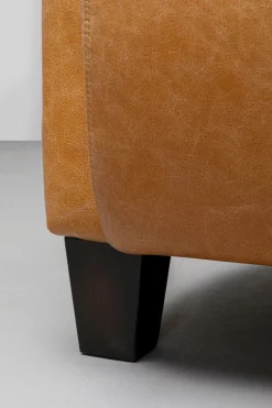 KARE Sessel Cigar Lounge Smart Leder Hellbraun Hot