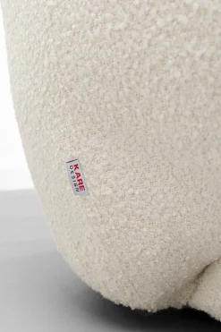 KARE Sessel Dreamy Boucle Creme Clearance