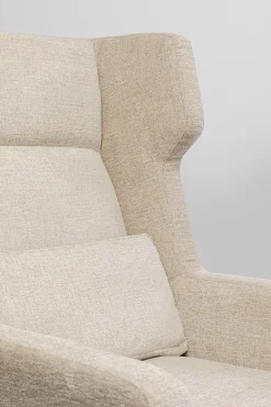 KARE Sessel +Hocker Quinn High Beige Sale