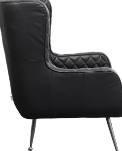KARE Sessel Nonna Smart Leder Schwarz Best