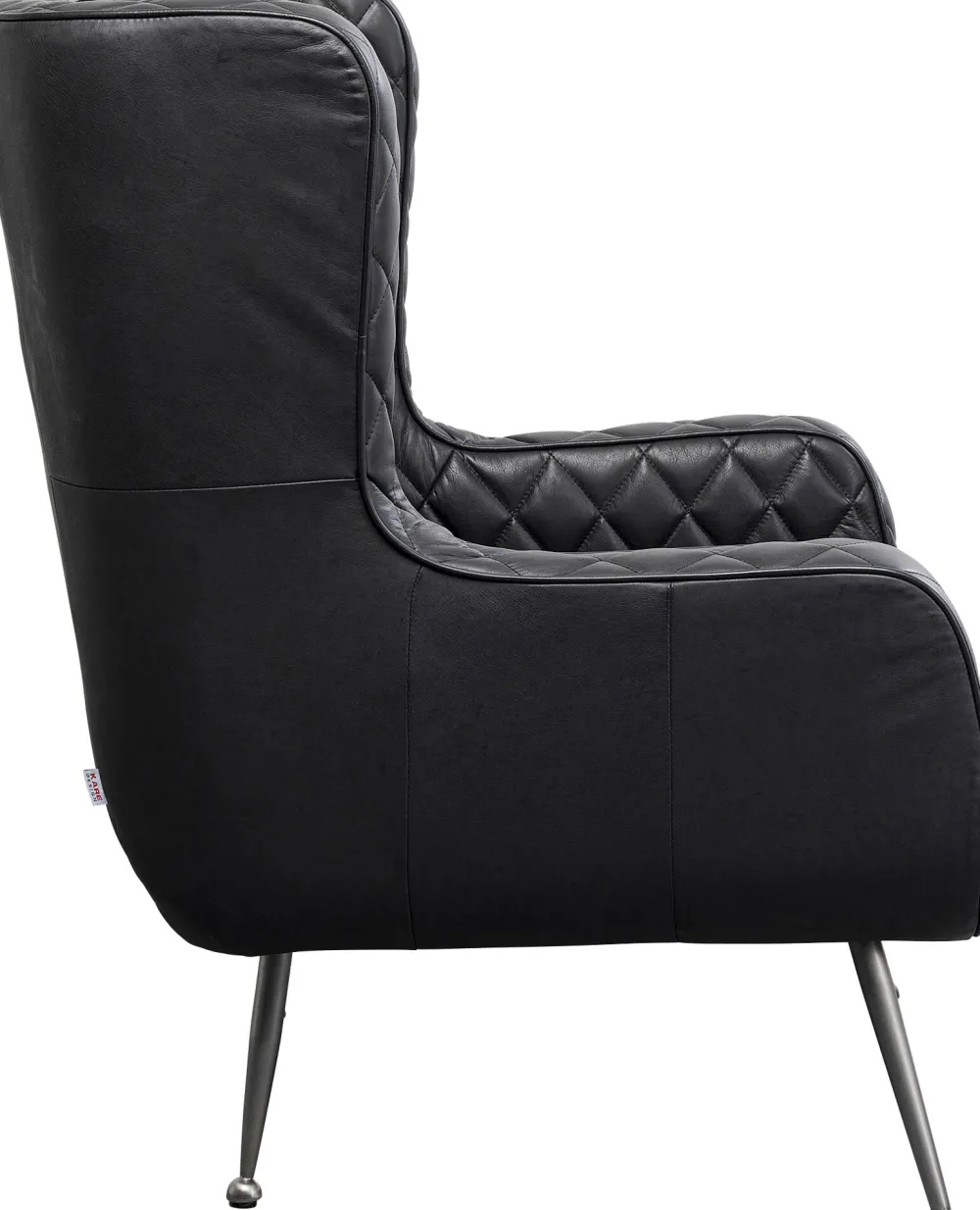 KARE Sessel Nonna Smart Leder Schwarz Best