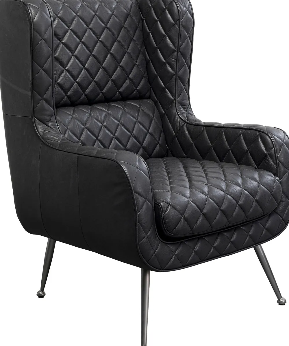 KARE Sessel Nonna Smart Leder Schwarz Best