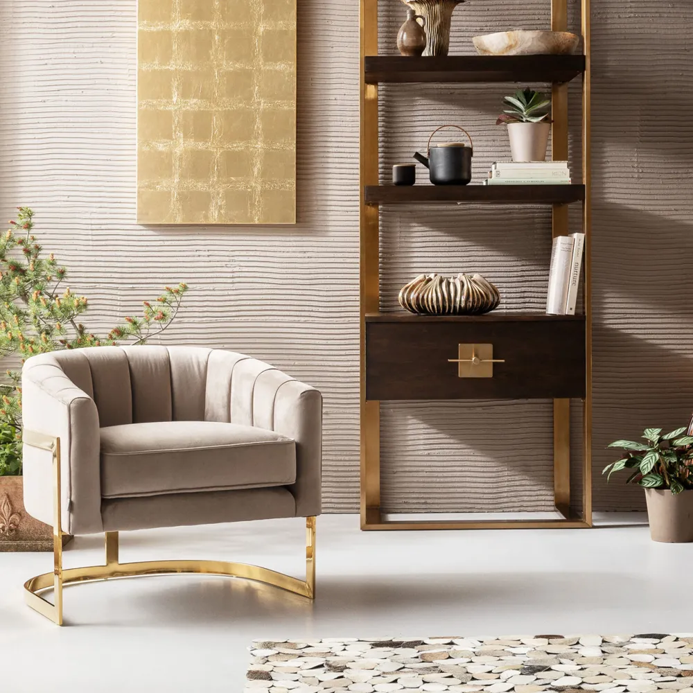 KARE Sessel Pure Elegance Beige Hot
