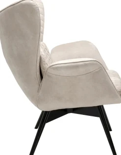 KARE Sessel Tudor Velvet Creme Discount