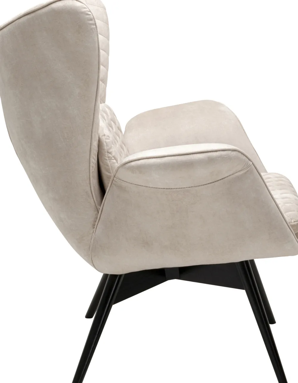 KARE Sessel Tudor Velvet Creme Discount