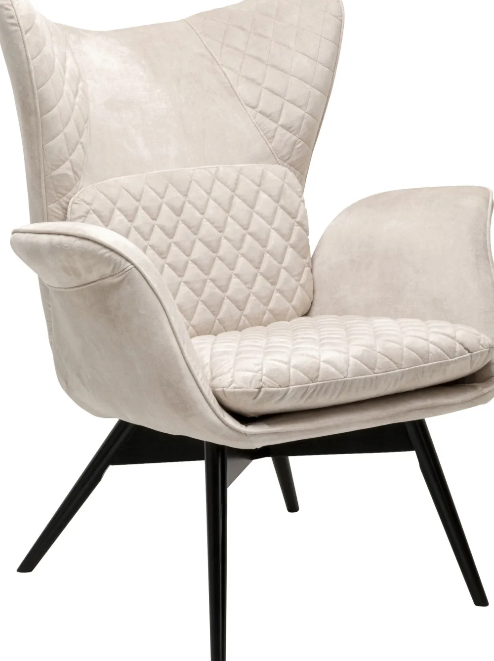 KARE Sessel Tudor Velvet Creme Discount