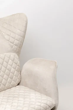 KARE Sessel Tudor Velvet Creme Discount