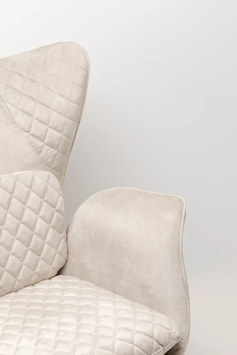 KARE Sessel Tudor Velvet Creme Discount