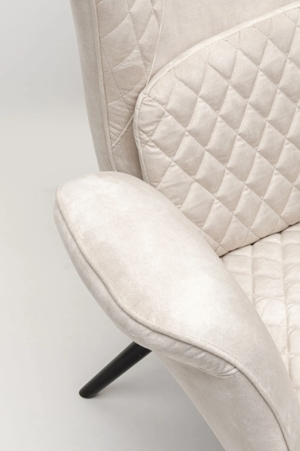 KARE Sessel Tudor Velvet Creme Discount