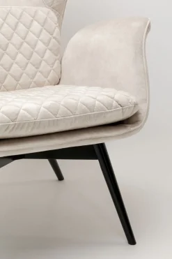 KARE Sessel Tudor Velvet Creme Discount