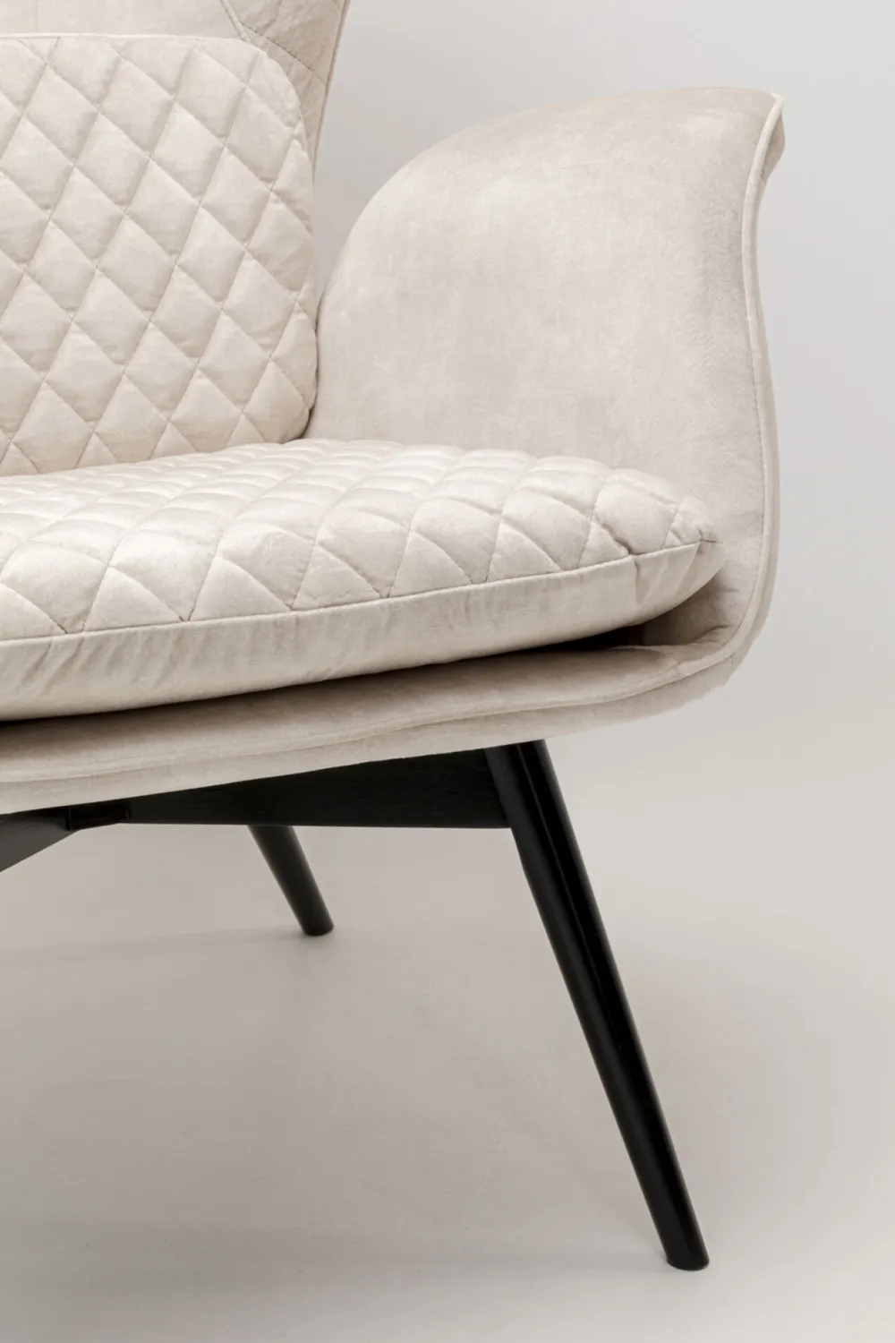 KARE Sessel Tudor Velvet Creme Discount