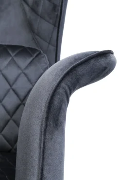 KARE Sessel Tudor Velvet Schwarz