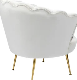 KARE Sessel Water Lily Gold Beige Outlet