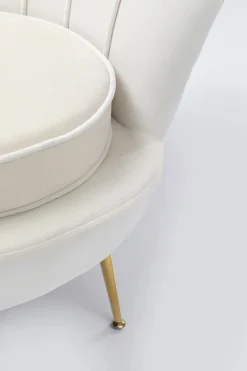 KARE Sessel Water Lily Gold Beige Outlet