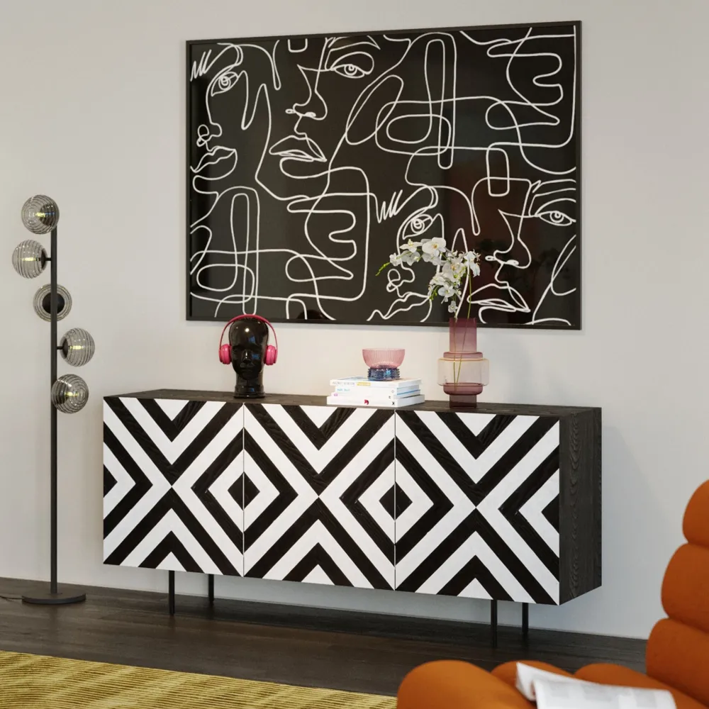 KARE Sideboard Arctic 160x75cm Clearance