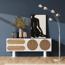 KARE Sideboard Atomic Weiß 183x76cm Outlet