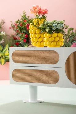 KARE Sideboard Atomic Weiß 183x76cm Outlet