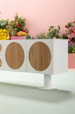 KARE Sideboard Atomic Weiß 183x76cm Outlet