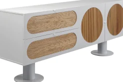 KARE Sideboard Atomic Weiß 183x76cm Outlet