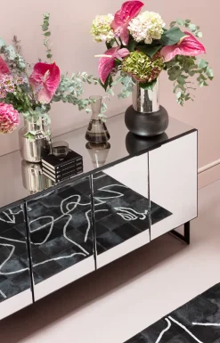 KARE Sideboard Soran Schwarz 160x45cm Online