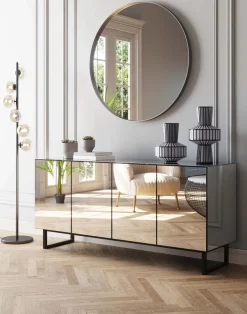 KARE Sideboard Soran Schwarz 160x45cm Online