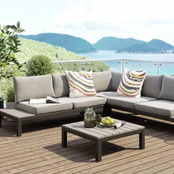 KARE Sitzgruppe Holiday Schwarz (4/tlg.) Sale