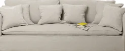 KARE Sofa Boheme 3,5 Sitzer greige 230cm Outlet
