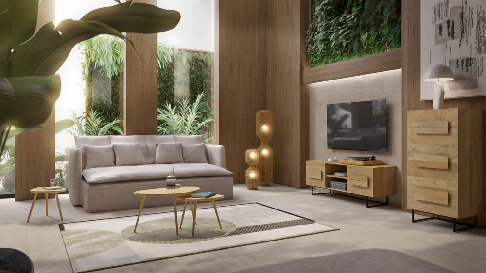 KARE Sofa Boheme 3,5 Sitzer greige 230cm Outlet
