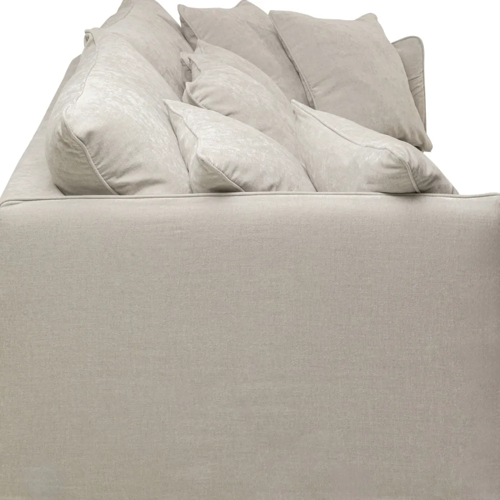 KARE Sofa Boheme 3,5 Sitzer greige 230cm Outlet