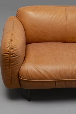 KARE Sofa Calgary Smart Leder Hellbraun 228cm Online