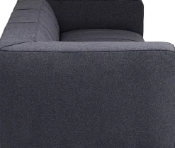 KARE Sofa Cubetto 3-Sitzer Dunkelgrau 220cm Hot