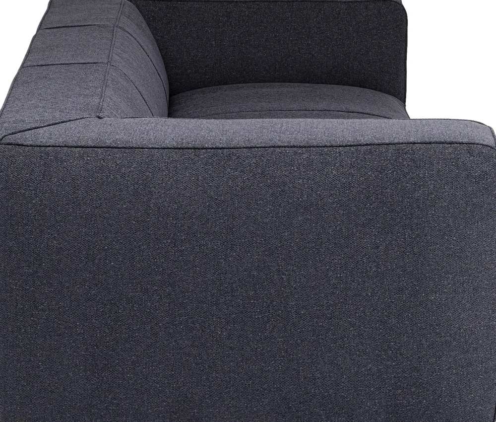 KARE Sofa Cubetto 3-Sitzer Dunkelgrau 220cm Hot