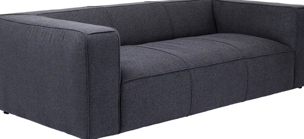 KARE Sofa Cubetto 3-Sitzer Dunkelgrau 220cm Hot