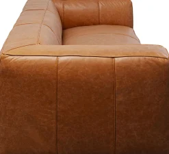 KARE Sofa Cubetto Smart Leder Hellbraun 220cm New