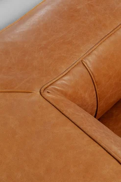 KARE Sofa Cubetto Smart Leder Hellbraun 220cm New