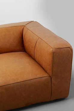 KARE Sofa Cubetto Smart Leder Hellbraun 220cm New