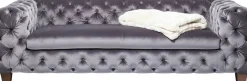 KARE Sofa Desire 3-Sitzer Silbergrau Outlet