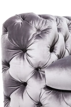 KARE Sofa Desire 3-Sitzer Silbergrau Outlet