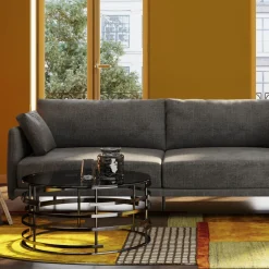 KARE Sofa Edna 3-Sitzer Grau_245cm New