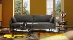 KARE Sofa Edna 3-Sitzer Grau_245cm New