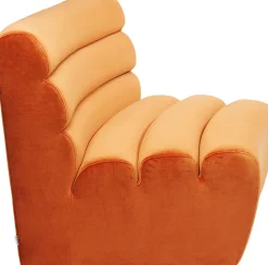 KARE Sofa Element Wave Orange New