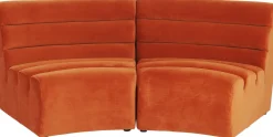 KARE Sofa Element Wave Orange New