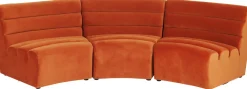 KARE Sofa Element Wave Orange New