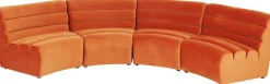 KARE Sofa Element Wave Orange New